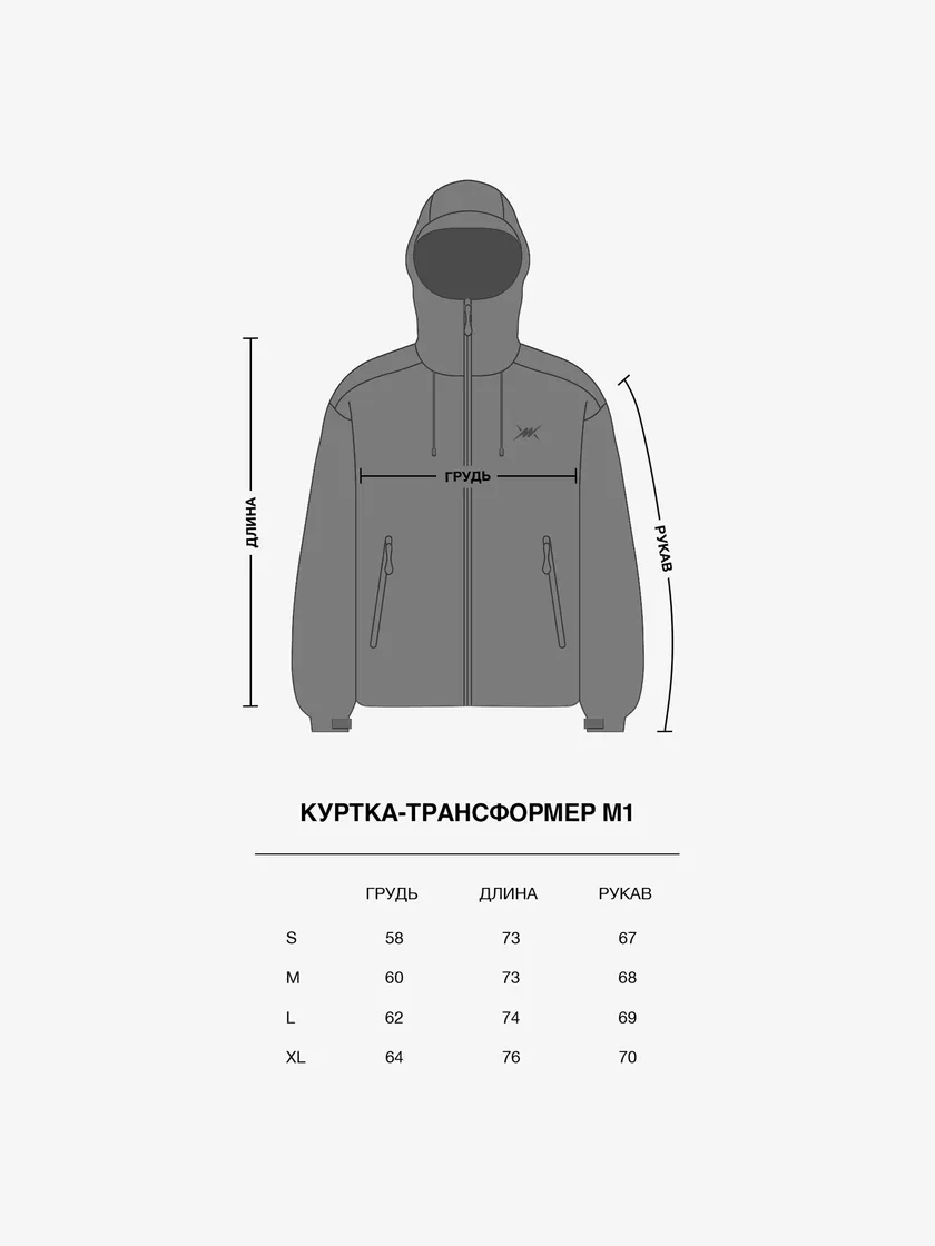 Куртка-трансформер М1
